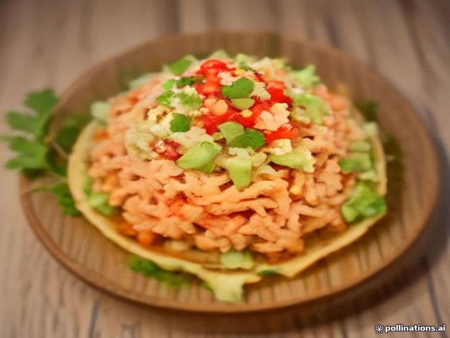 Mini Tlayudas Keto de Tinga de Pollo