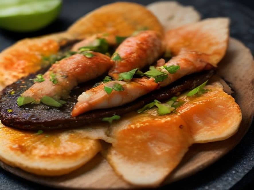 Mini Tostadas Keto de Robalo al Estilo Baja