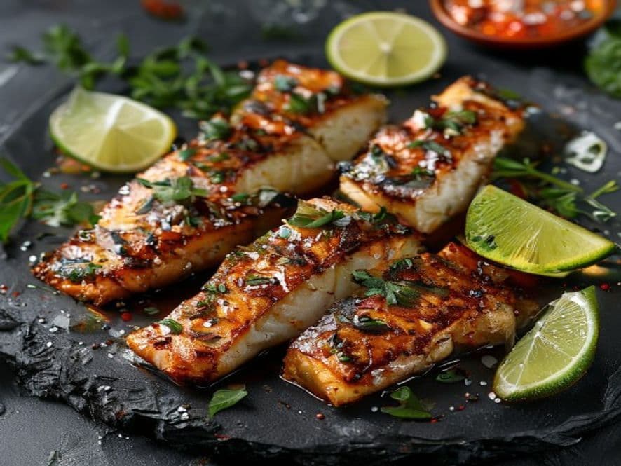 Mojarra en Salsa de Cascabel Keto