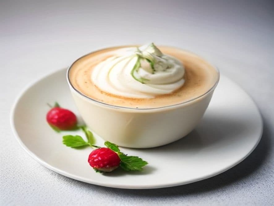 Mousse keto de guanábana keto