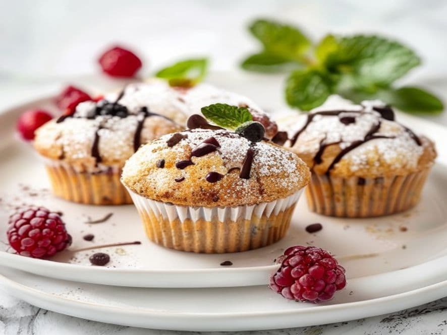 Muffins Keto de Cardamomo