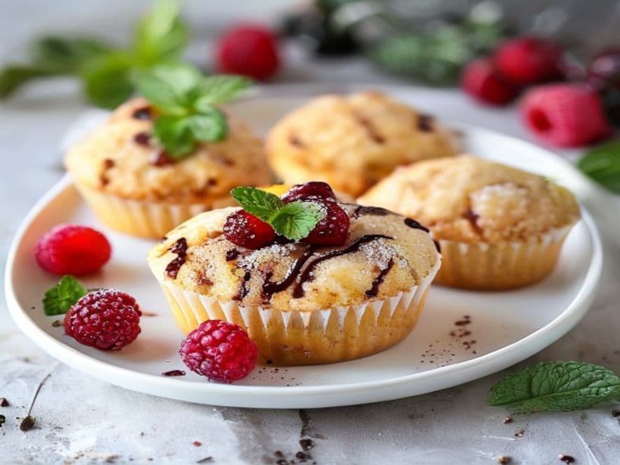 Muffins Keto de Chabacano