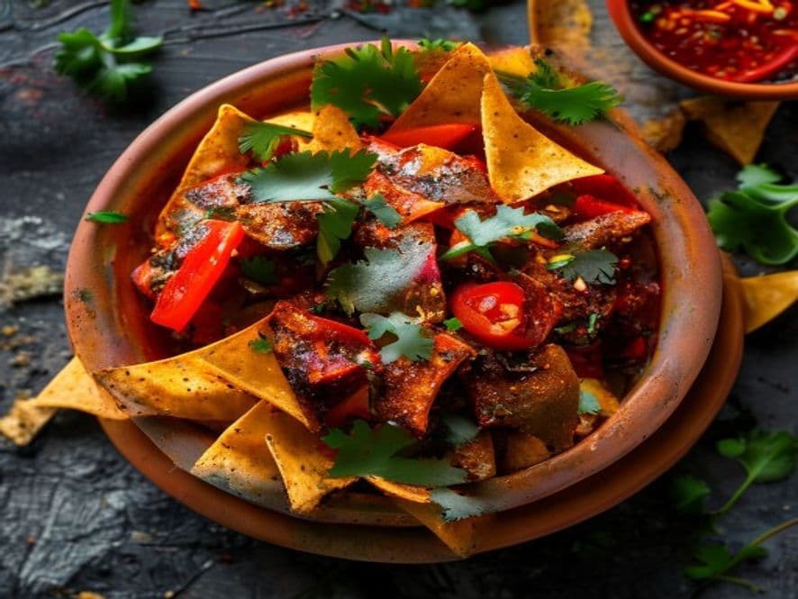 Pargo en salsa de guajillo keto