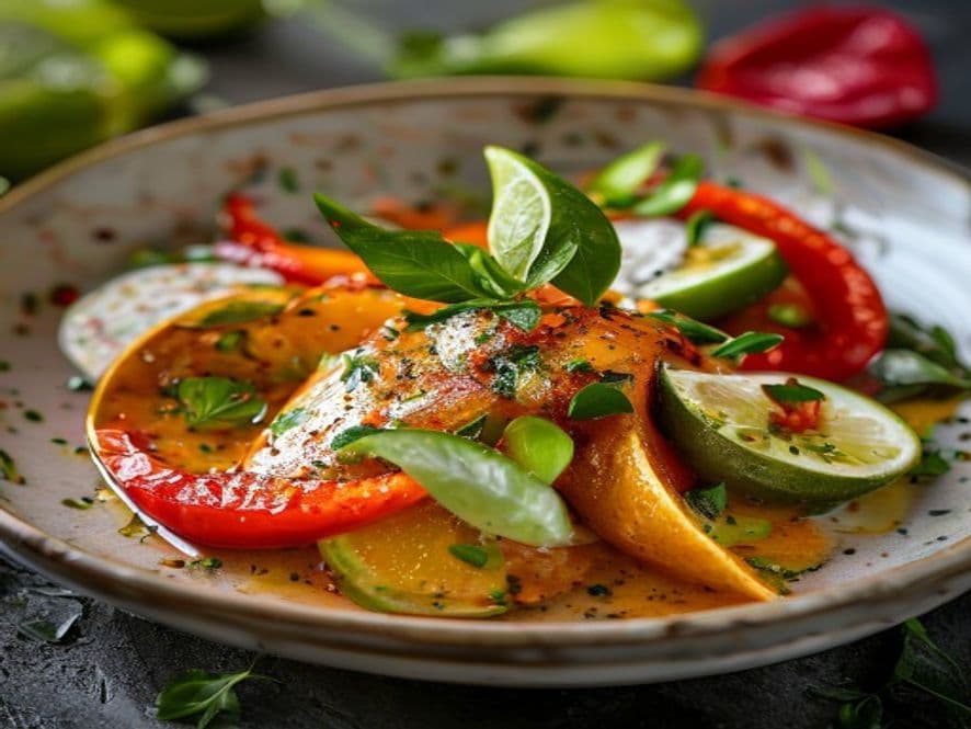 Pato a la naranja Keto para cenar
