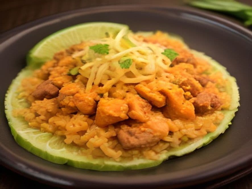 Pato en Tinga Keto para Cena