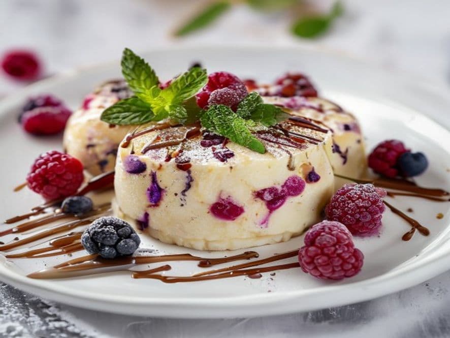 Pay Keto de Lavanda con Frutas y Nueces