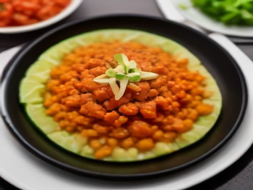 Pollo en salsa de chile pasilla keto