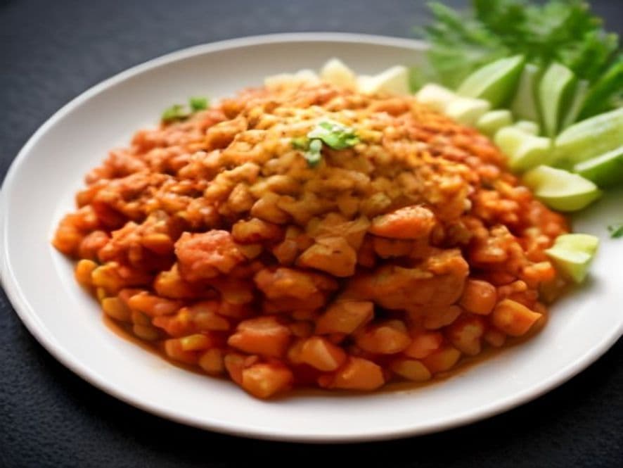 Pollo en salsa de tamarindo keto