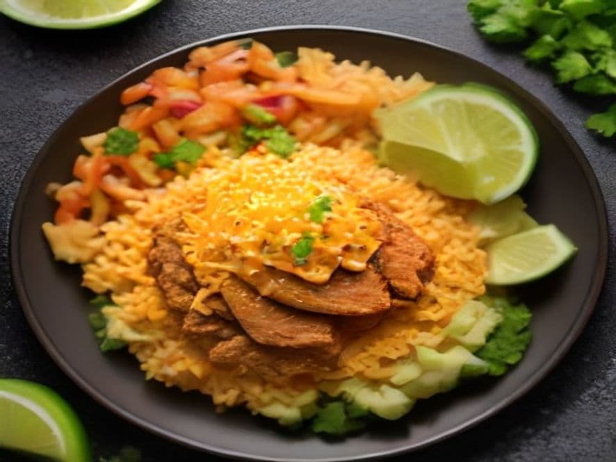 Pollo Estilo Tlaxcala Keto con Nopales y Salsa Chipotle Ahumada
