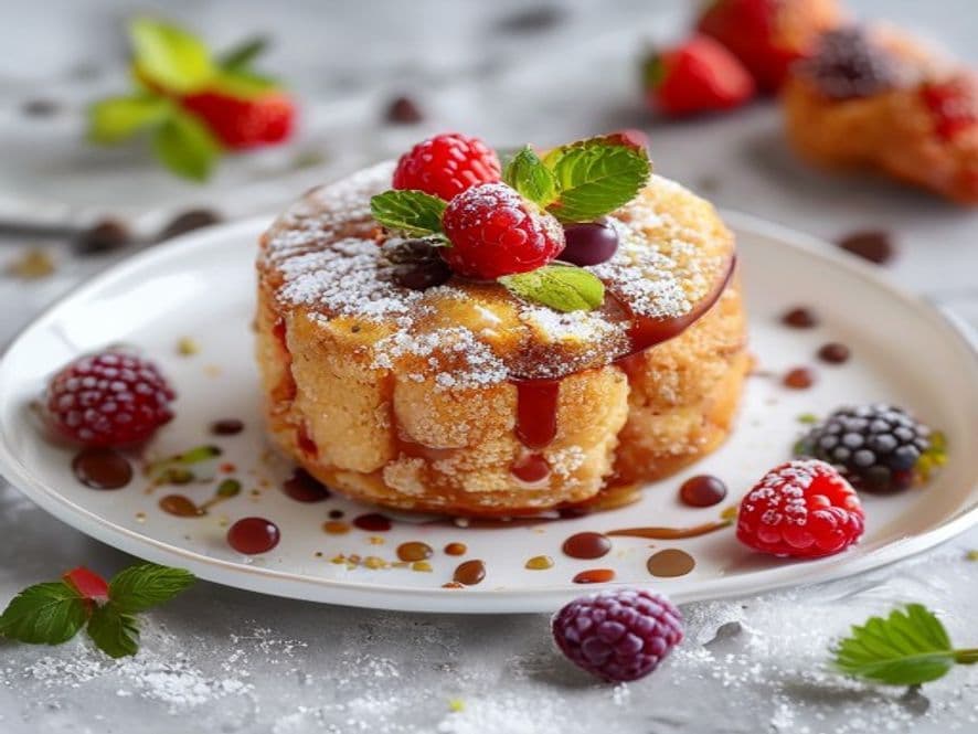 Polvorón keto de guayaba