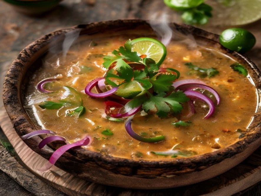 Pozole Azteca Keto sin Tortilla