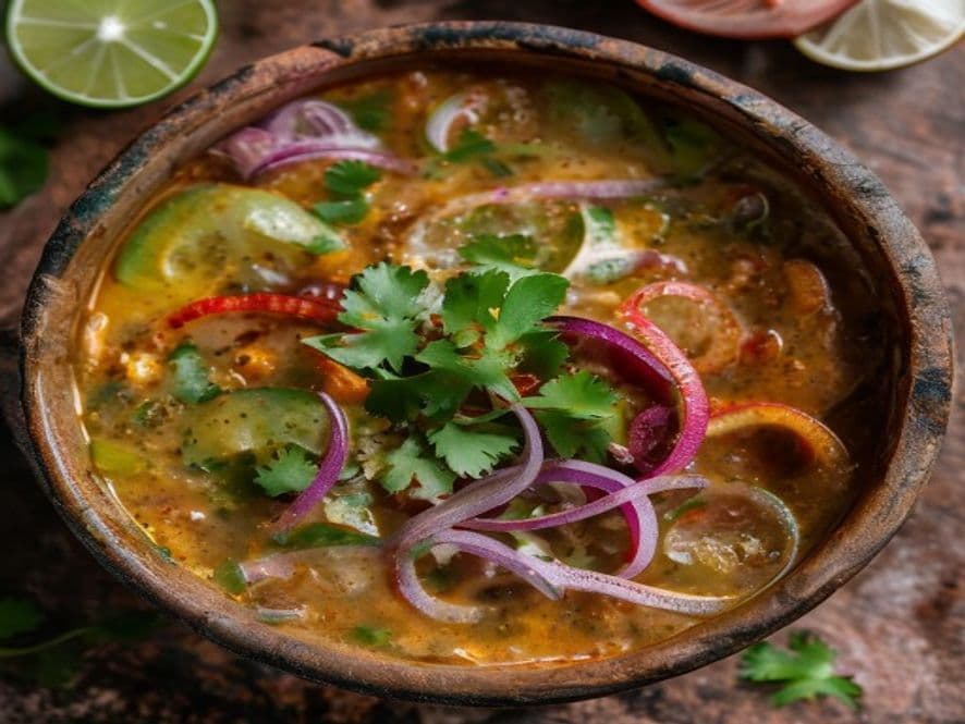 Pozole de Berros Keto con Pollo