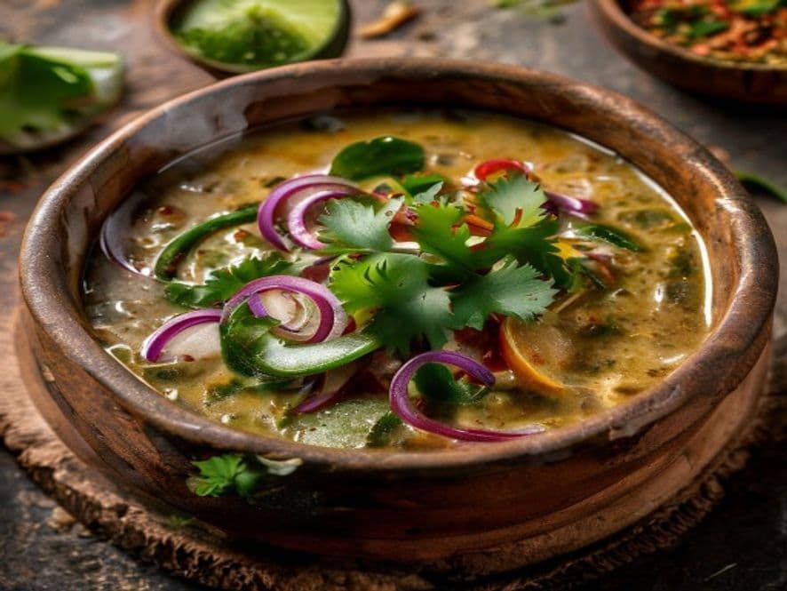 Pozole de Cilantro Keto