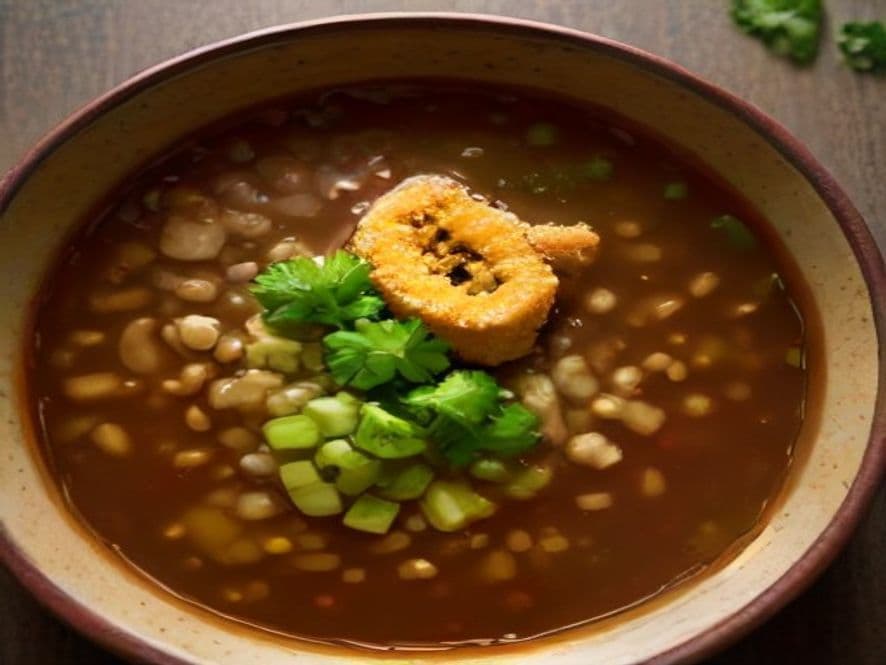 Pozole de Hongos Porcini Keto