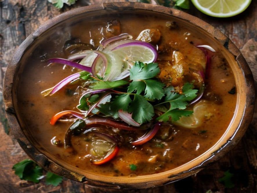 Pozole de Pollo con Zanahoria Keto
