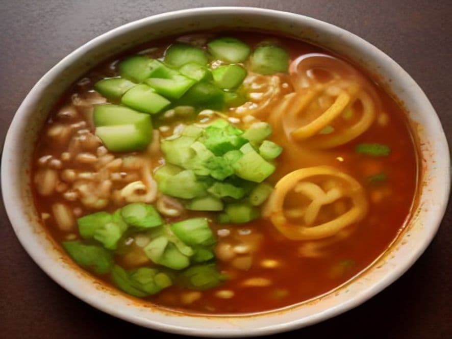 Pozole de Res con Chile Ancho Keto