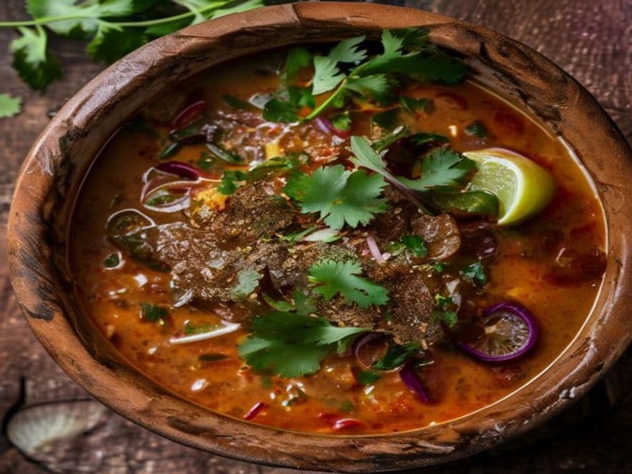 Pozole de Res con Médula Keto
