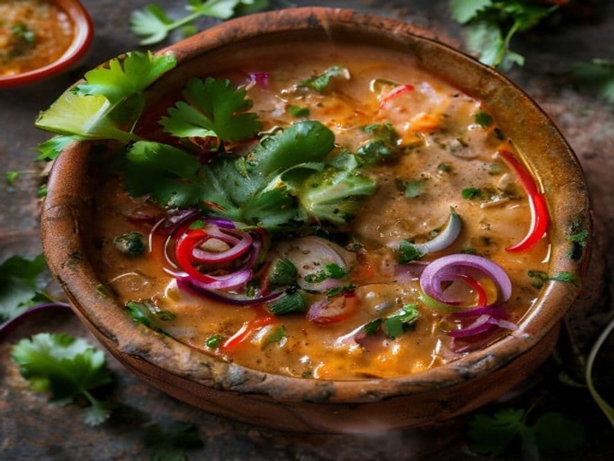 Pozole de Res con Nopales Keto