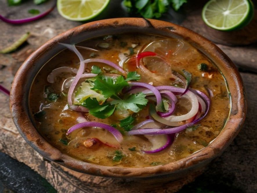 Pozole de Setas con Vino Blanco Keto