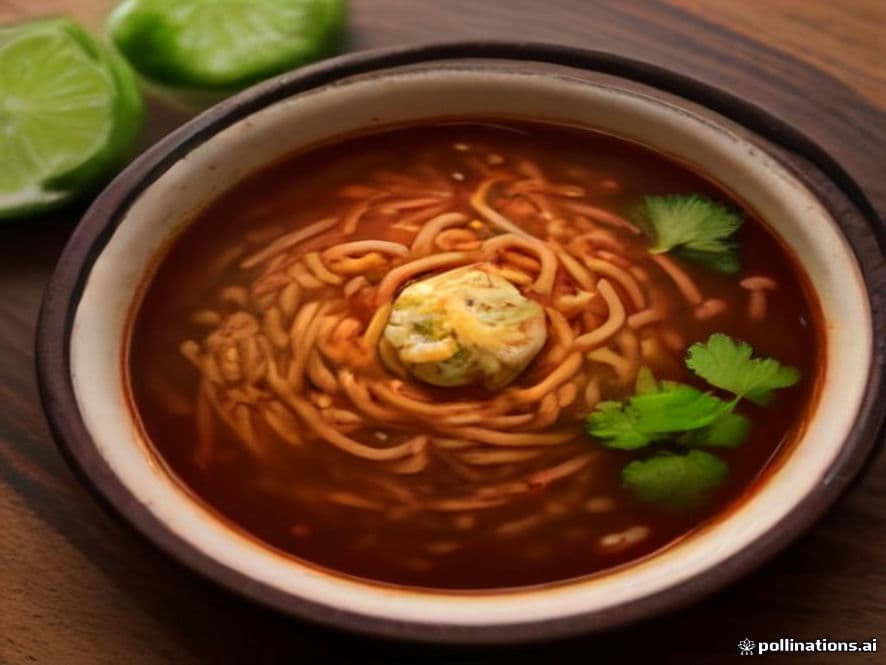 Pozole negro keto de setas