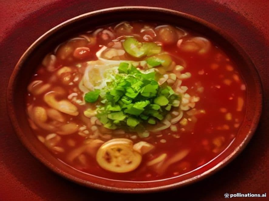 Pozole Rojo Keto sin Maíz de Res