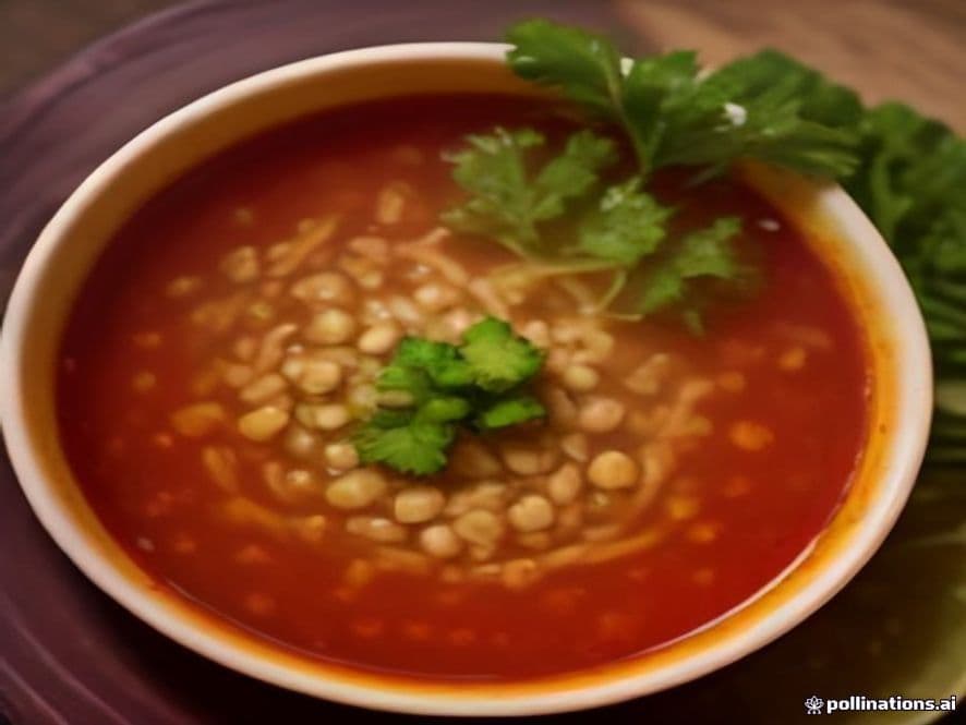 Pozole Triguero Keto de Pollo