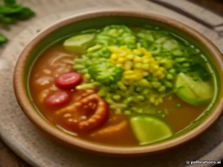 Pozole Verde Keto de Pollo sin Maíz