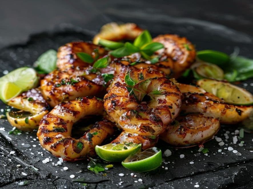 Pulpo al ajillo keto