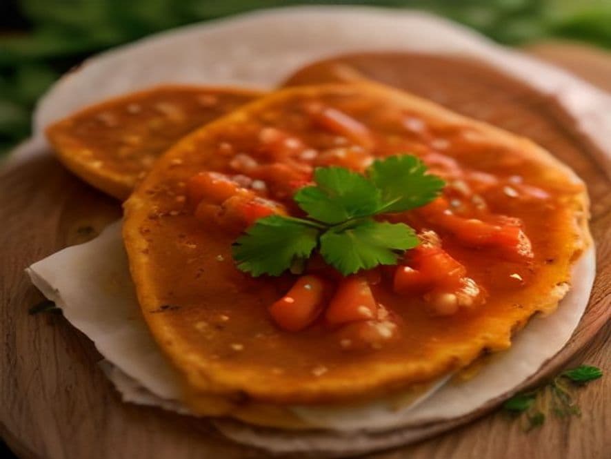 Quesadilla Keto de Birria con Costra de Queso