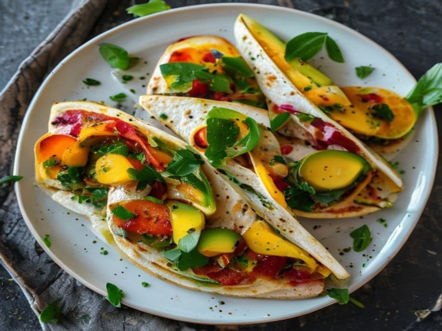 Keto Quesadillas de Flor de Calabaza con Epazote