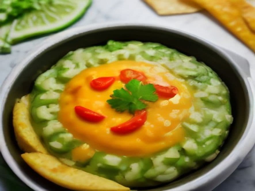 Queso Fundido Keto con Setas y Ajo