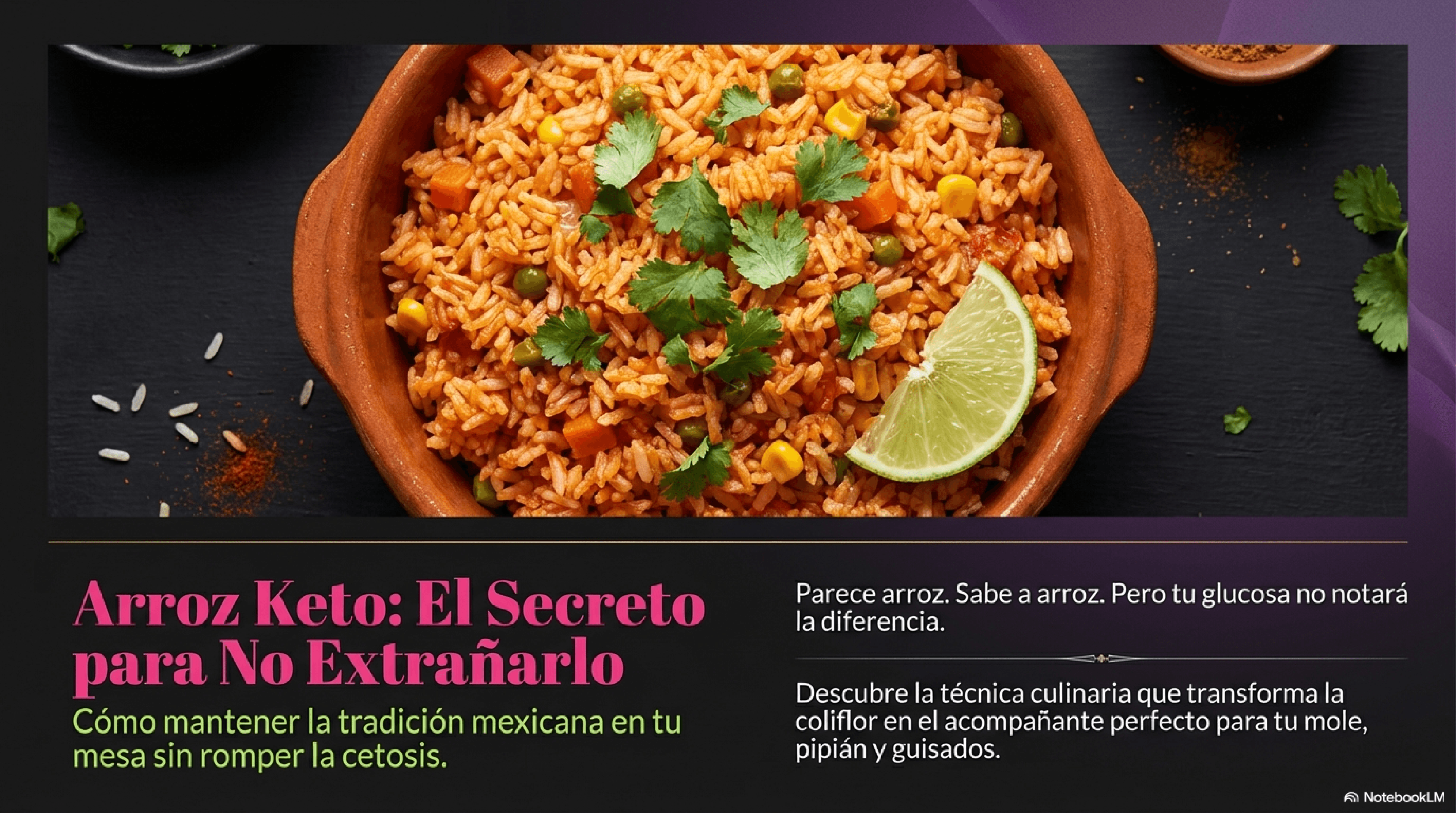 Arroz keto
