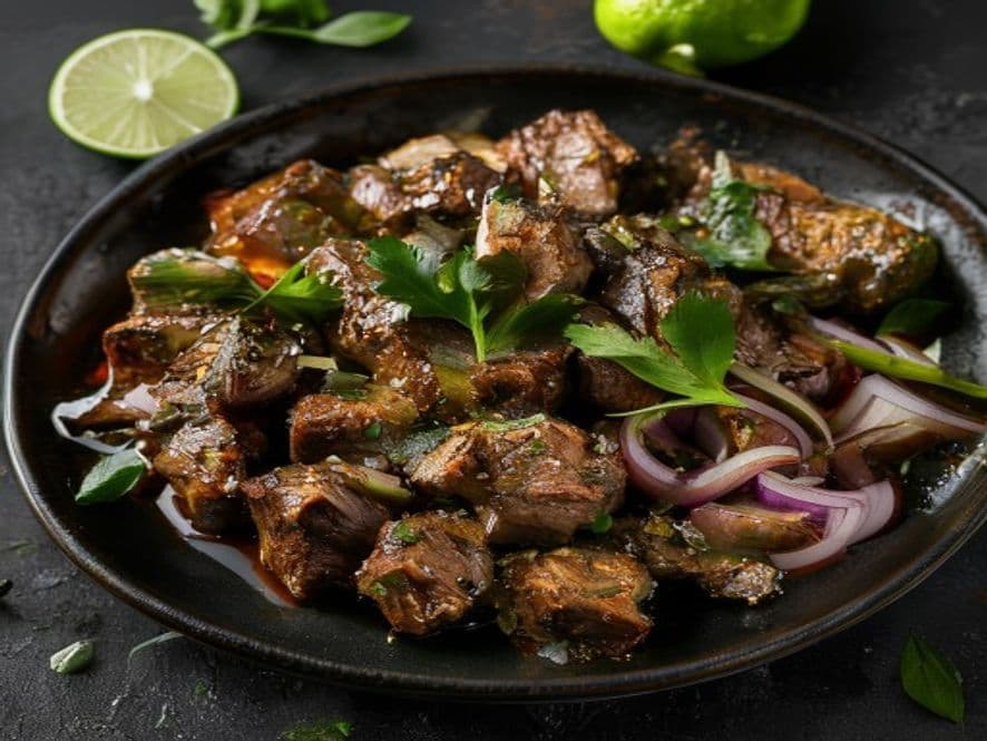 Res al cilantro keto para cena