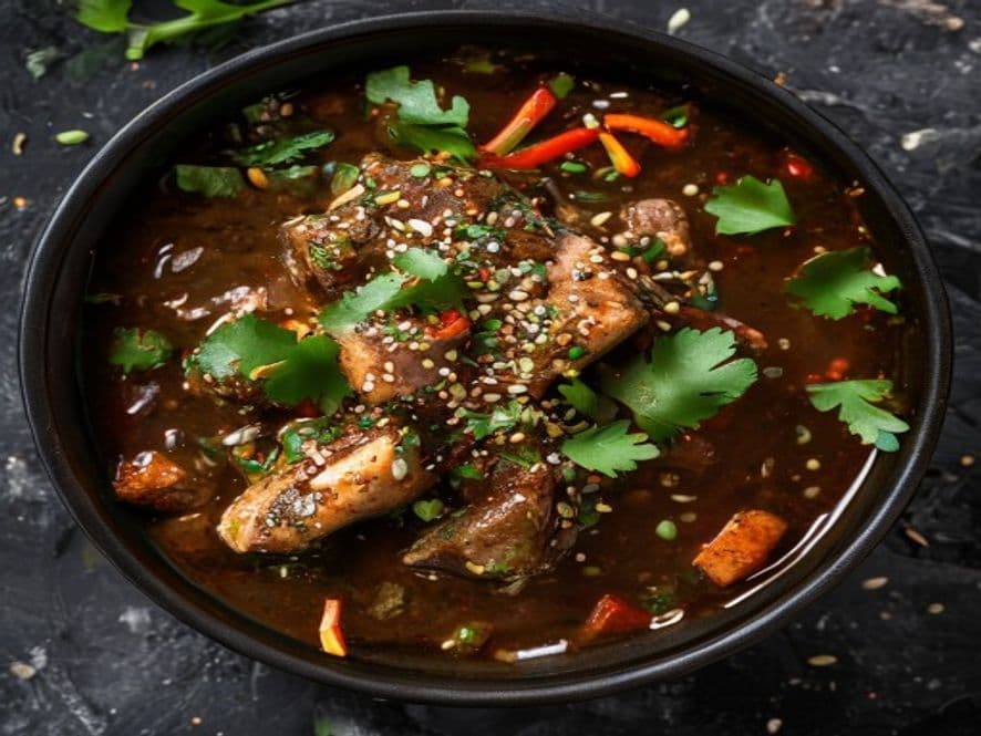 Res en mole verde keto
