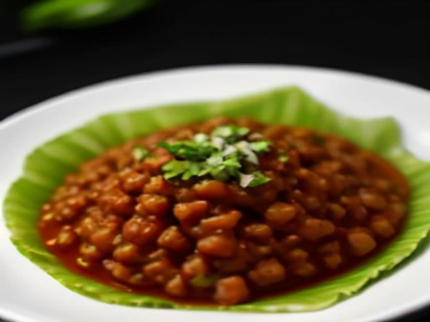Res en salsa de cacahuate Keto para cenar