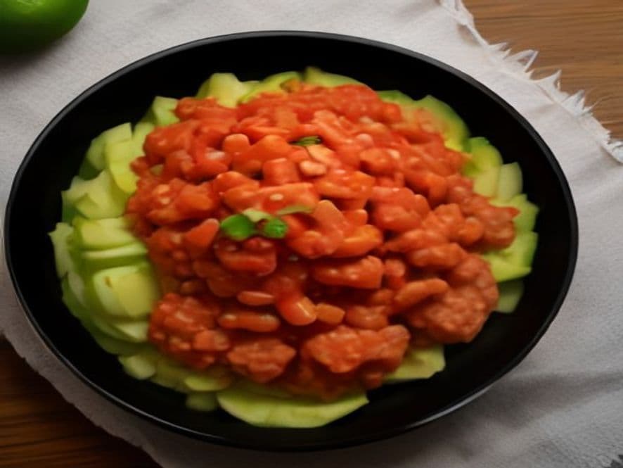 Res estilo Colima Keto con Chayote