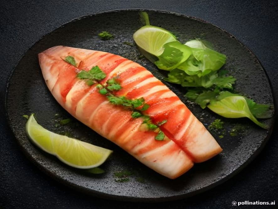 Robalo con Nopales y Mantequilla de Cilantro Keto