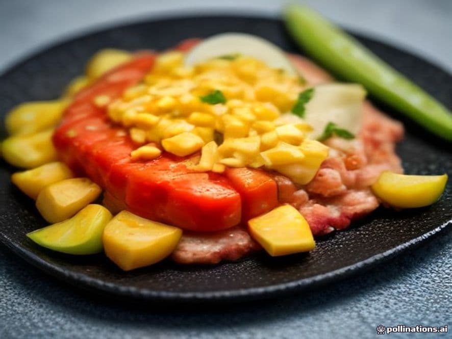 Robalo en Salsa Roja de Molcajete Keto para Cenar
