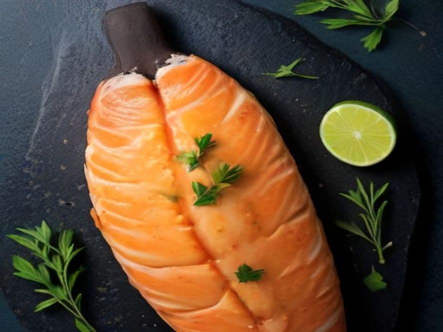 Salmón a la plancha keto para cena