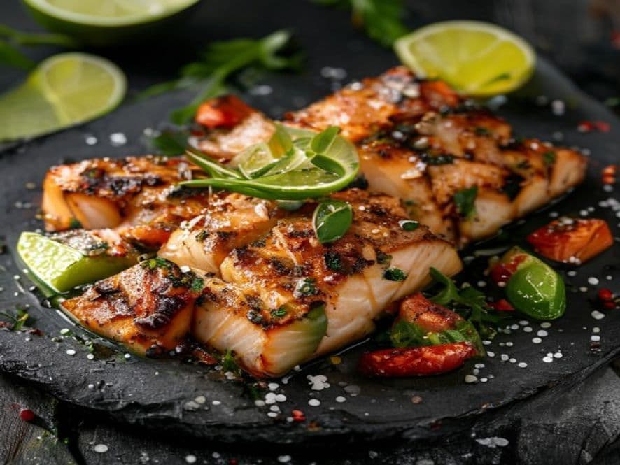 Salmón con espinacas keto de noche