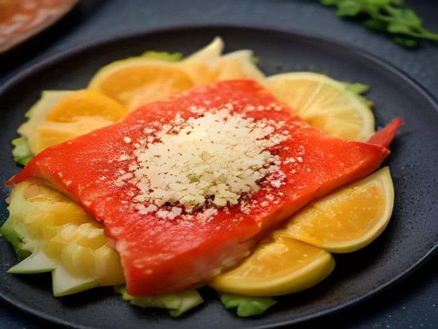 Salmón con Salsa de Chile Serrano Keto