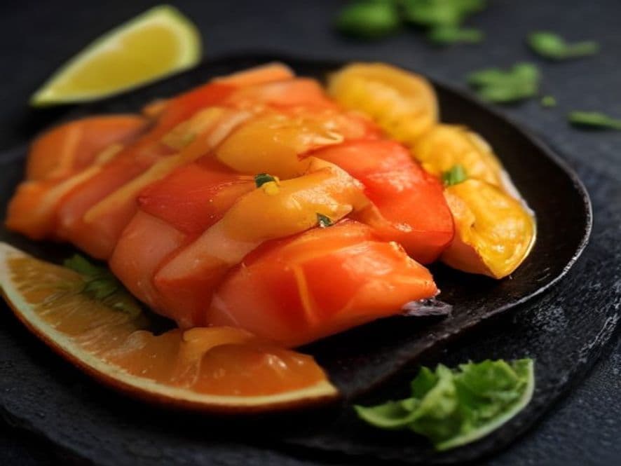 Salmón en salsa negra Keto para cenar