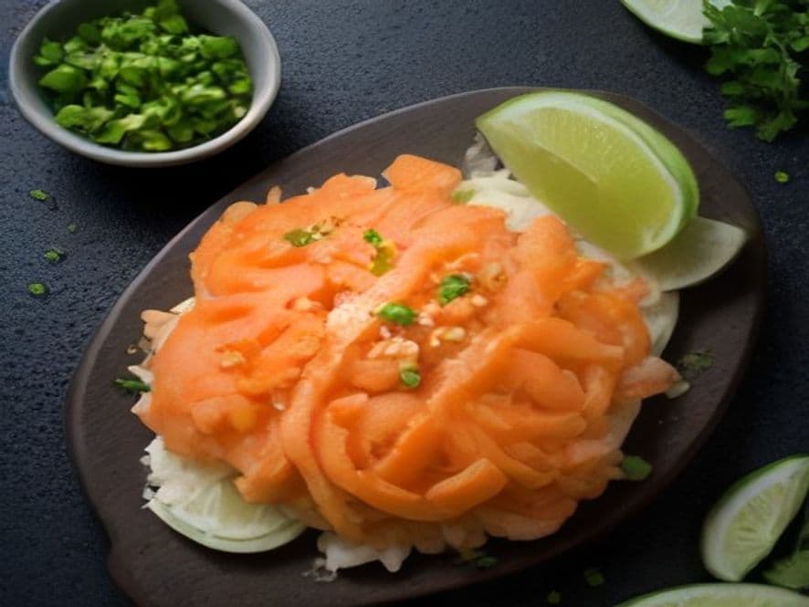 Salmón en Tinga Poblana Keto para Cena