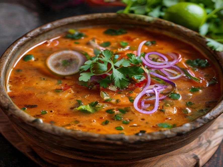 Sopa de Camarón con Chile Serrano Keto