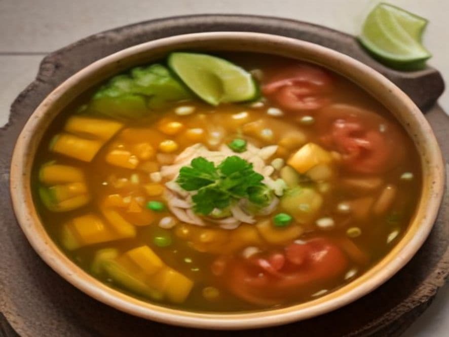 Sopa de Conchitas Keto sin Pasta