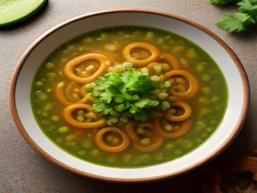 Sopa de Pepino con Cilantro Keto