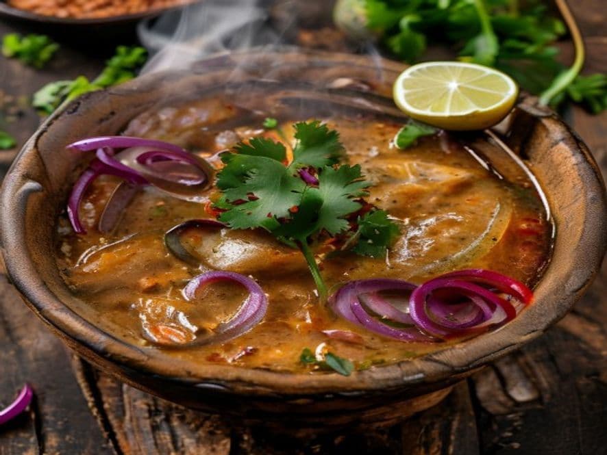 Sopa de pollo keto al pastor estilo CDMX