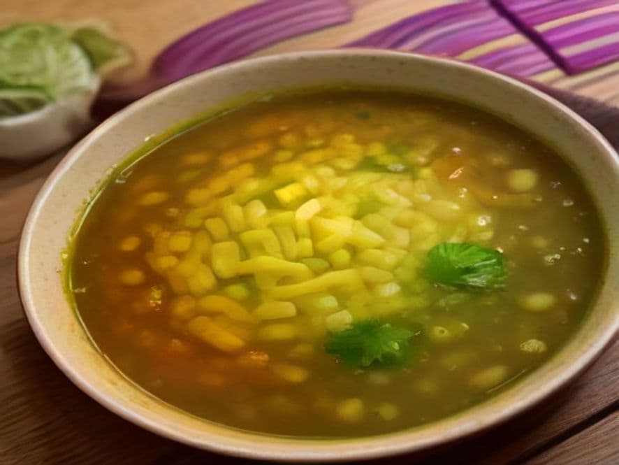 Sopa de res con epazote keto