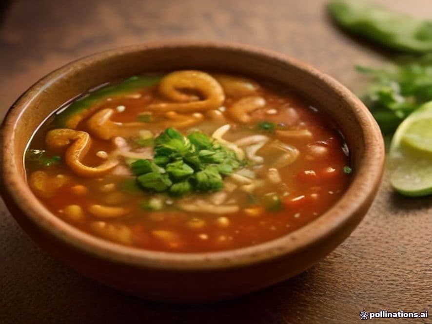 Sopa de Tres Chiles Keto