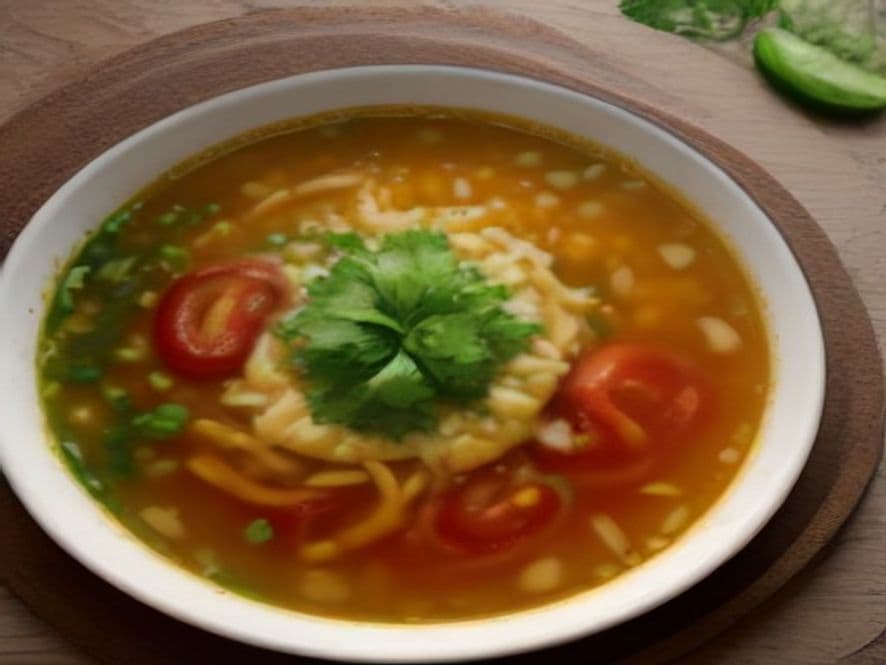 Sopa de Verdolagas con Queso Keto